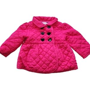 LITTLE Me quilted lined girls jacket size 12 months